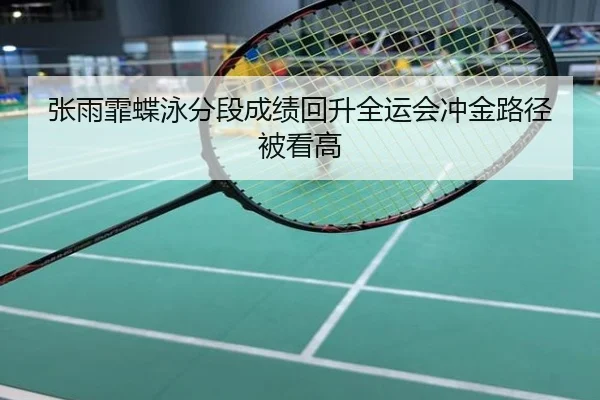张雨霏蝶泳分段成绩回升全运会冲金路径被看高